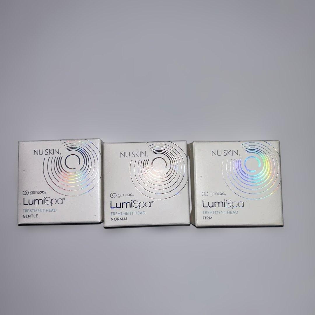 NU SKIN LumiSpa 美顔器 充電スタンド付・交換ヘッド付き