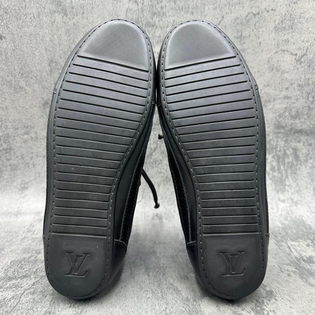 ルイヴィトン ダミエ ハイカットスニーカー 26cm相当 黒 メンズ