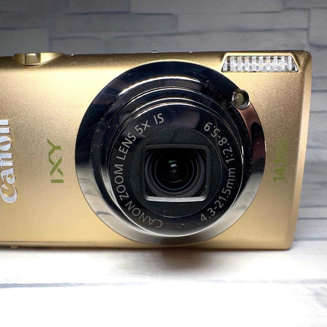 Canon カメラ　IXY 10S PC1467 ゴールド コンデジ　動作品