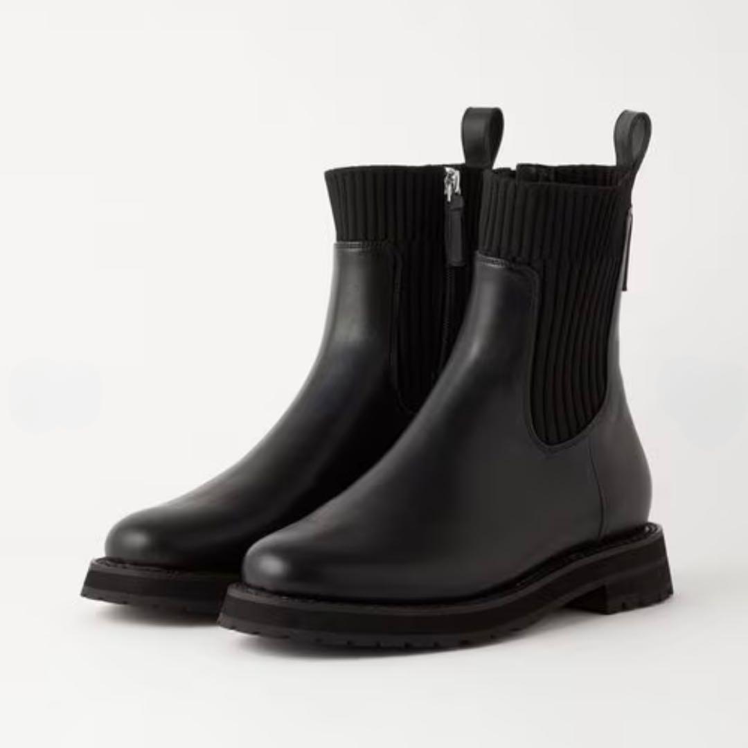 新品未使用 green label relaxing ストレッチ ショートブーツ