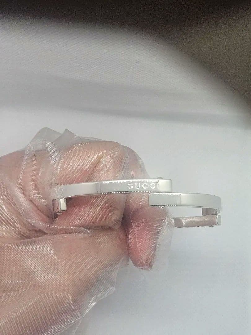 （ 極美品 新品級 ) GUCCI シルバーブレスレット