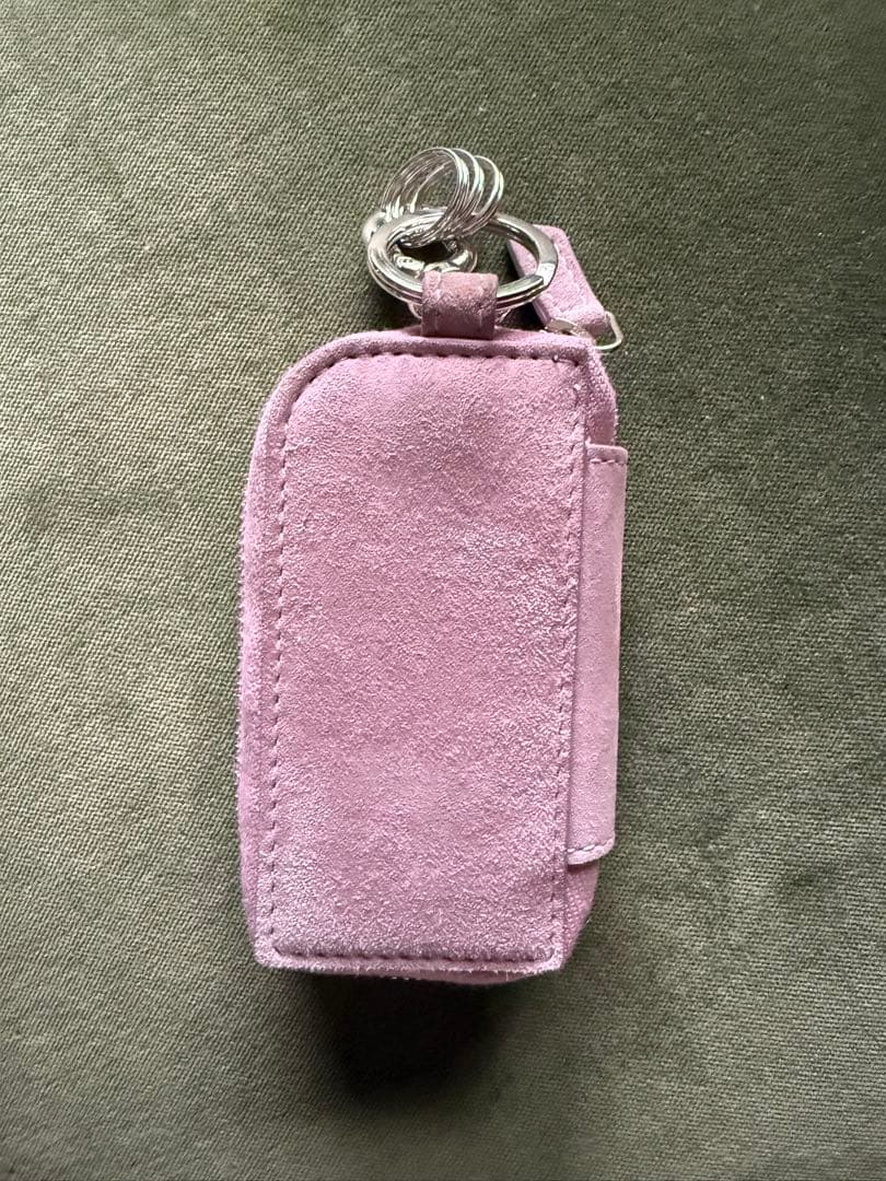 VAKT/SHISHIKUIスエード キーケースピンク