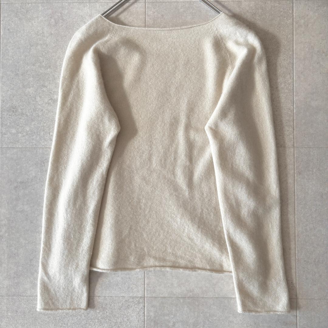極美品✨️3,3万 エヴァムエヴァ カシミア100%クルーネックニット 洗える