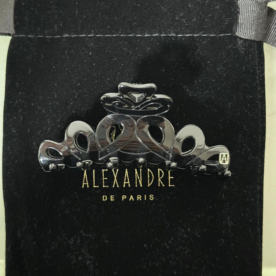 【ALEXANDLE DE PARIS】Mクリップ ブラック