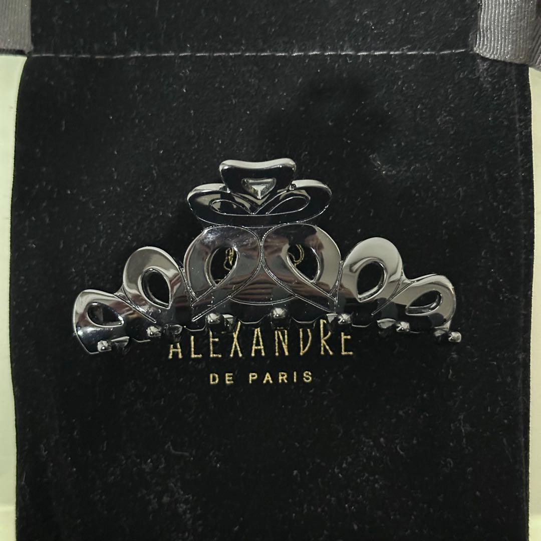 【ALEXANDLE DE PARIS】Mクリップ ブラック