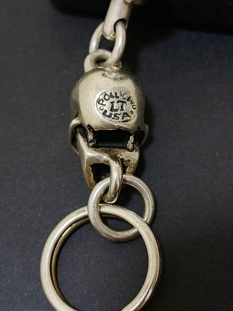 レザーズアンドトレジャーズ ビヨングランドスカルキーチェーン