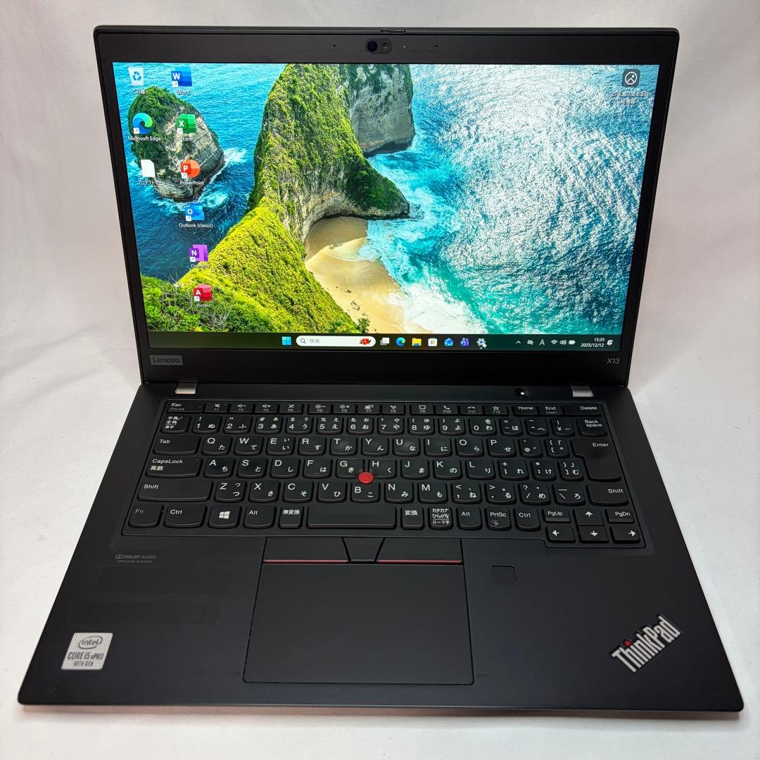 準美品 ThinkPad X13 第10世代 i5 8GB フルHD オフィス