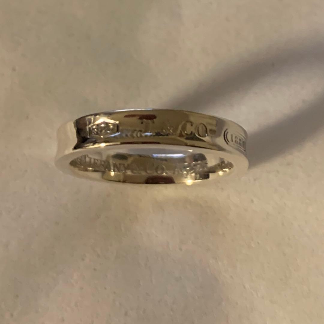 極美品　16号　1837 925 TIFFANY ナロー 指輪　リング　1837