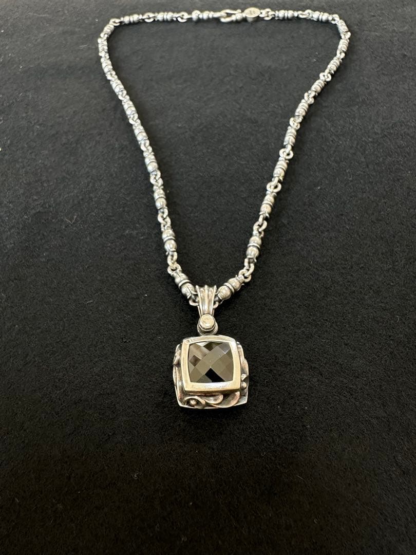 最終価格！AQUA FORTIS オニキス シルバー925 ネックレス