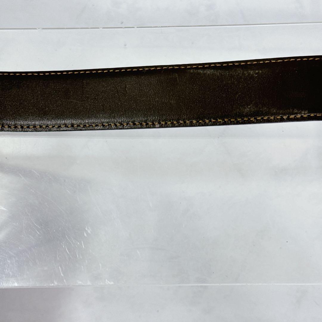 CELINE セリーヌ トリオンフ ダブル回転式ベルト 黒 希少 リバーシブル