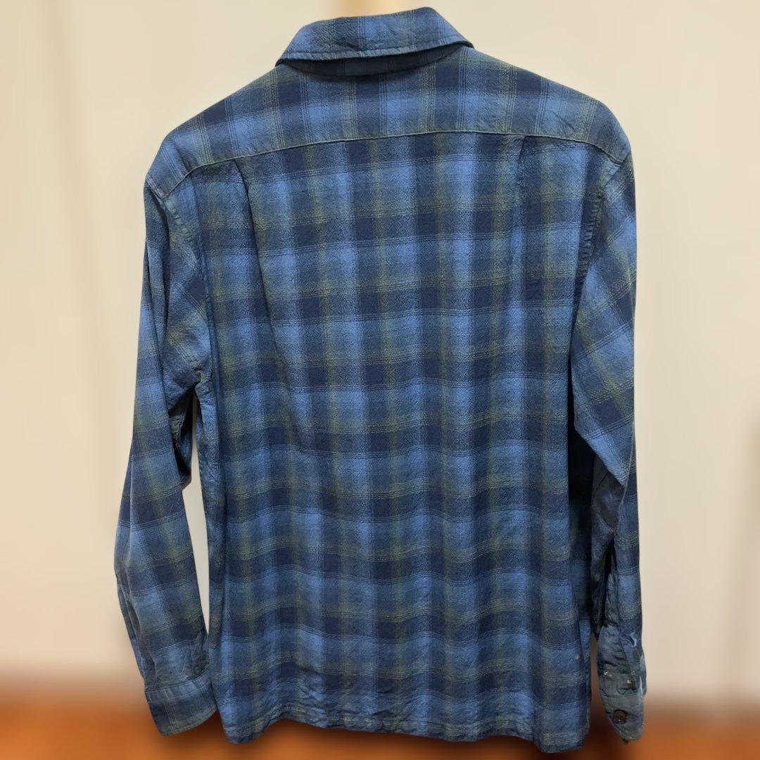 T*o様 60's Pendleton ウールボードシャツ　長袖シャツ 青系チェ