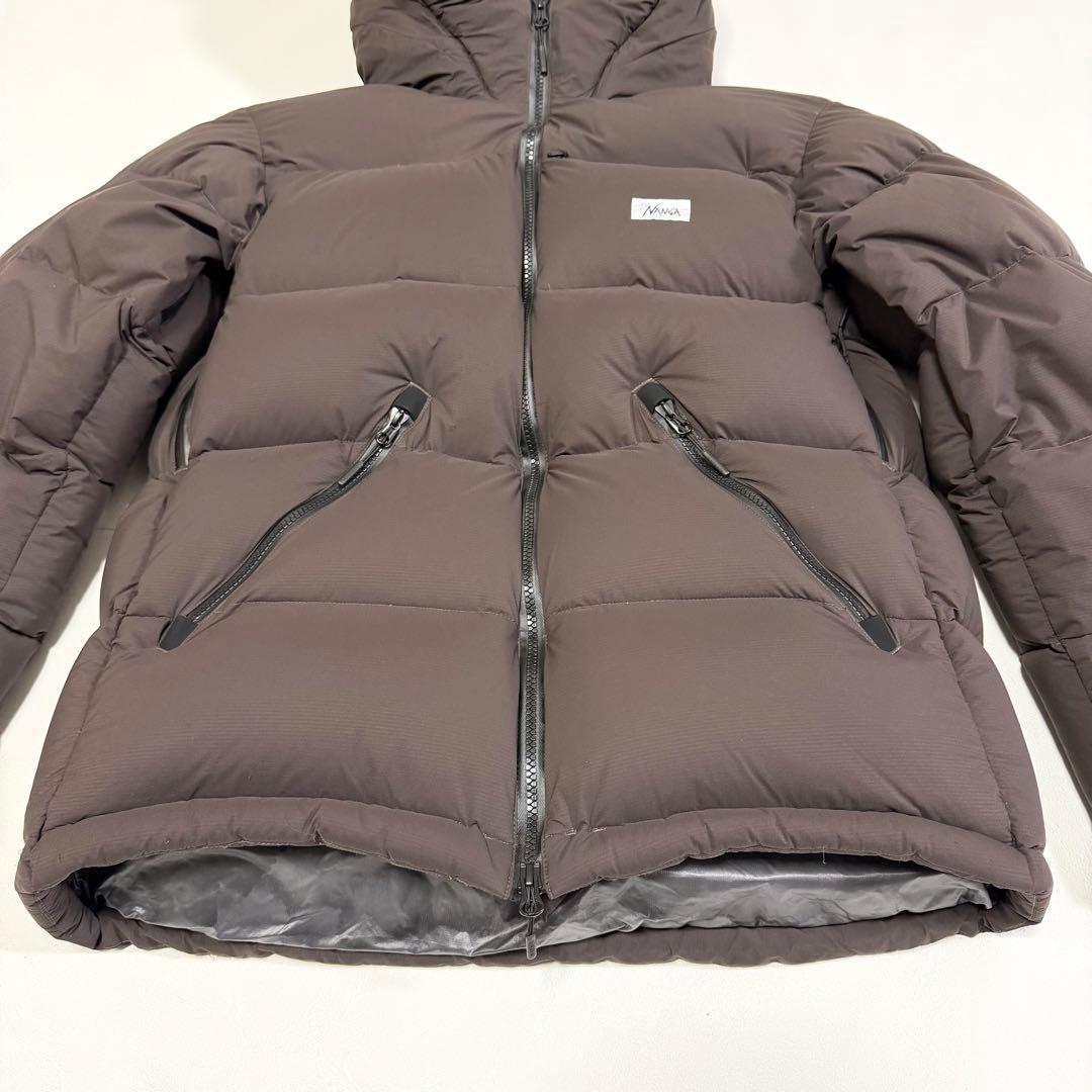 ナンガ ムーンロイド ホワイトレーベル 最強ダウン type1 ブラウン XL