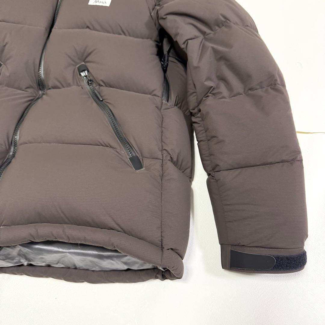 ナンガ ムーンロイド ホワイトレーベル 最強ダウン type1 ブラウン XL