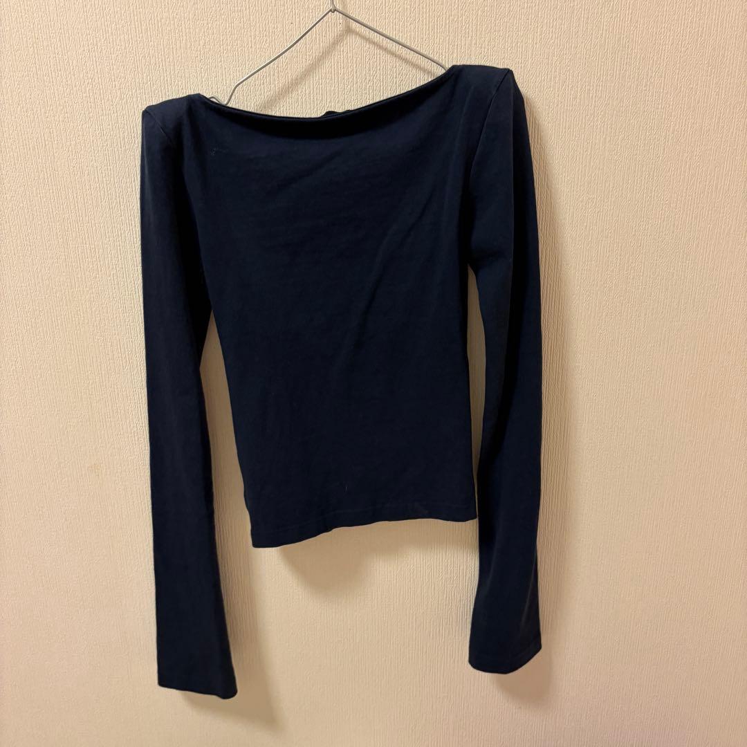 ans dotsloevner アンス　パワーショルダー　tシャツ　カーディガン