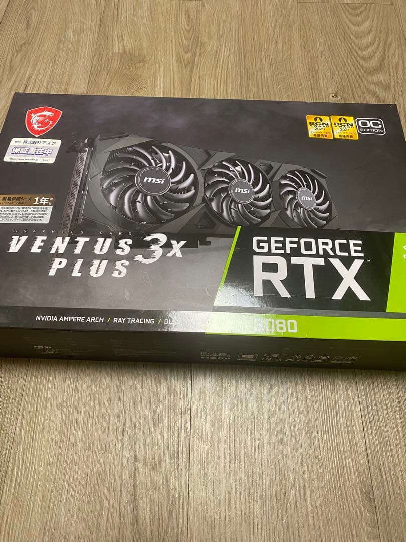 グラフィックボード・グラボ・ビデオカード MSI RTX 3080 VENTUS 3X PLUS