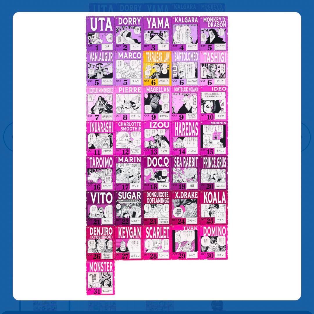 ワンピースベースショップ 一番くじ アクリルブロックチャーム　15点セット