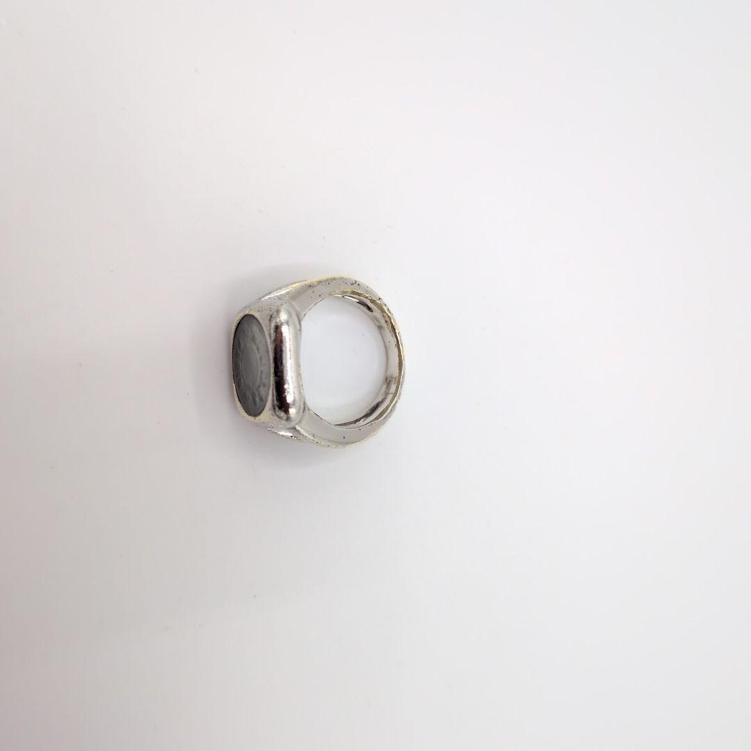 エルメス セリエ コロゾ セリエ シェルリング シルバー SV 17〜18号