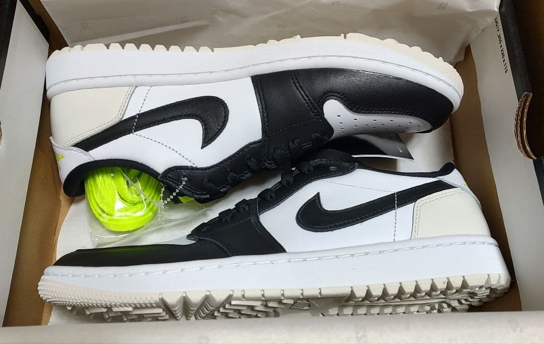 NIKE AIR JORDAN 1 LOW GOLF ブラック ボルト 26.5