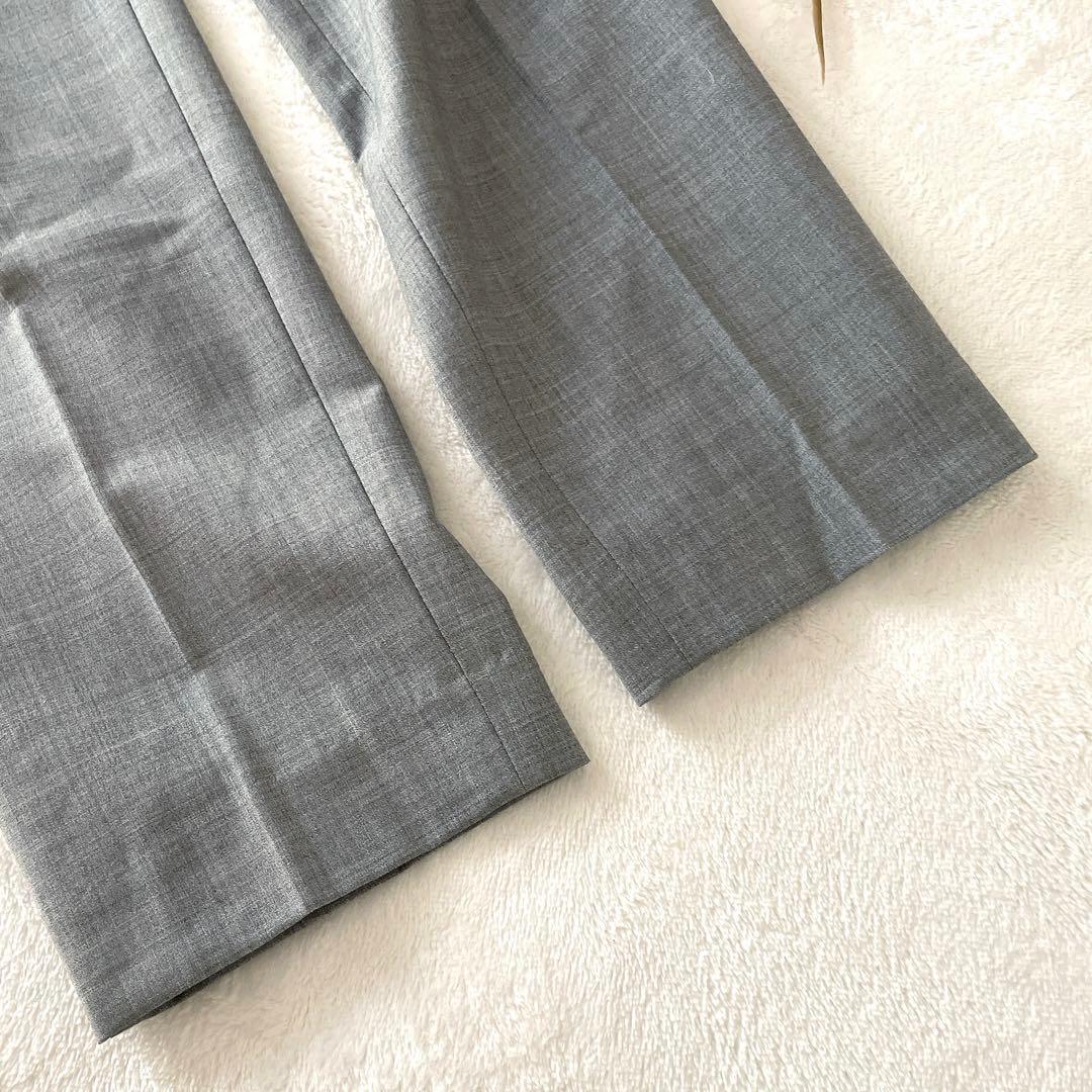 極美品⭐︎PLST グレー ストレッチ テーラード パンツスーツ セットアップ S