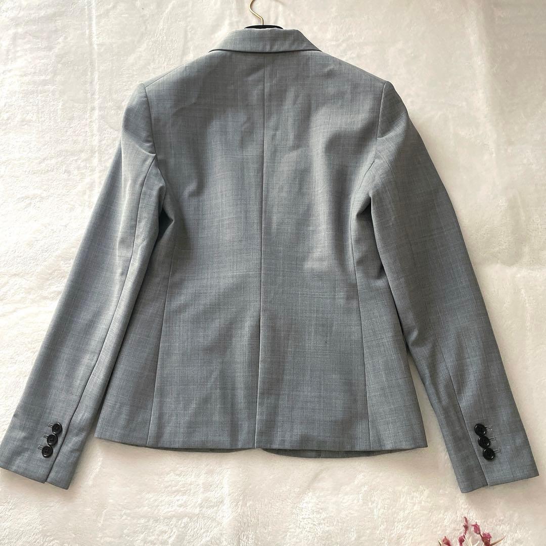 極美品⭐︎PLST グレー ストレッチ テーラード パンツスーツ セットアップ S