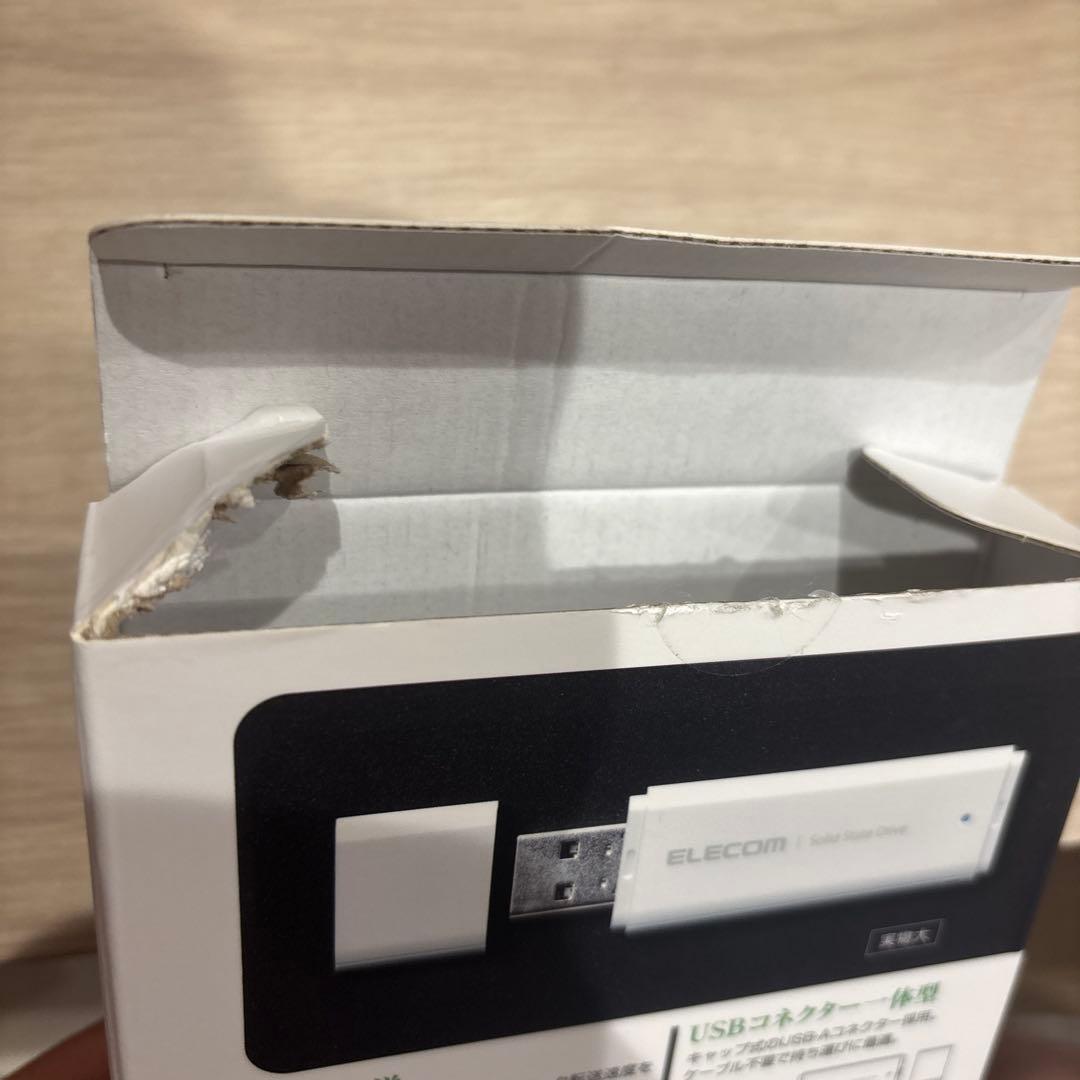 【ESD-EMC1000GHW】エレコム 外付けSSD 1TB 小型 高速転送
