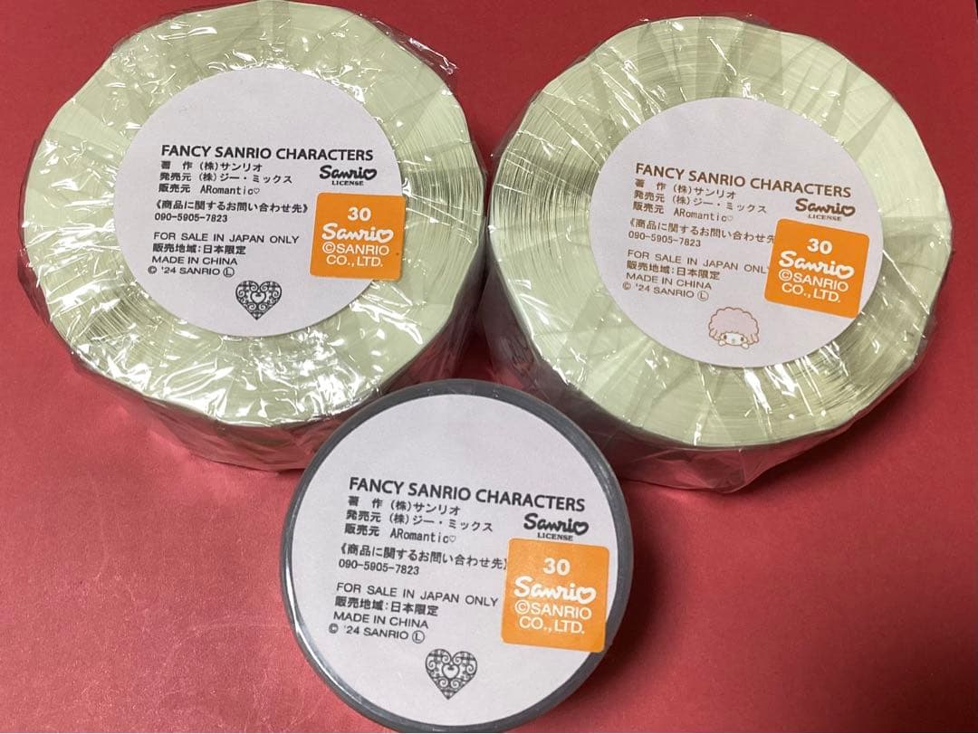 サンリオ 伊勢丹 ARomantic ロールシール キスカットテープ