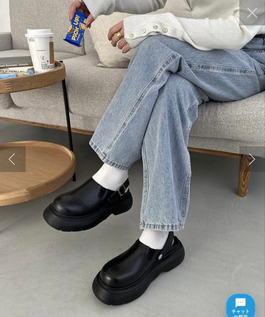 Discoat XLサイズ ブラック サボサンダル