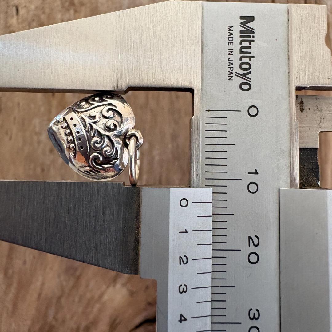 スウィートハートジュエリー　WW2　シルバー 両面 勿忘草 渦巻 （SWIRL）