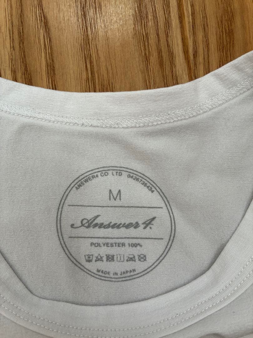 Answer4 アンサー4 白 長袖 Tシャツ M 値下！