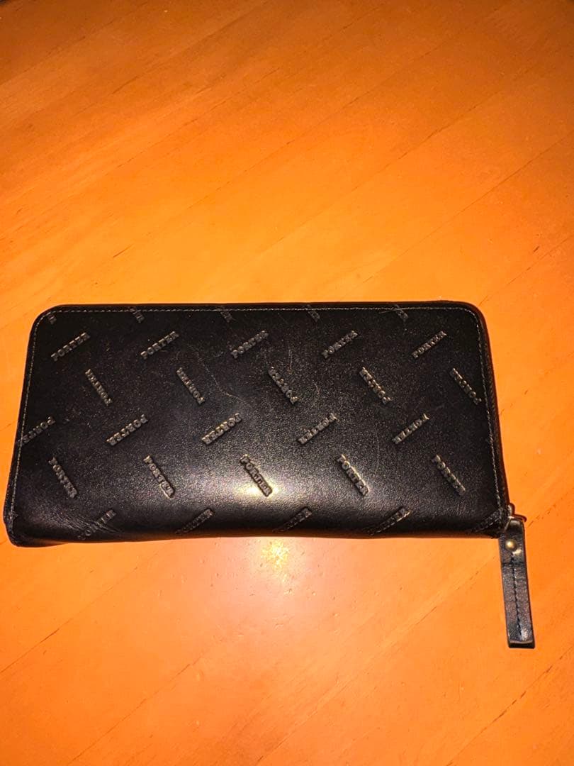 PORTER ポーター エンチェイス ウォレット 長財布 ブラック 付属品完備