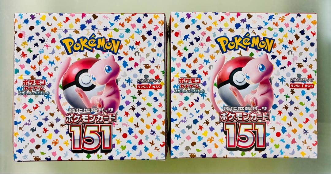 ✨新品・未開封✨ポケモンカード 強化拡張パック 151 2BOX シュリンク付き