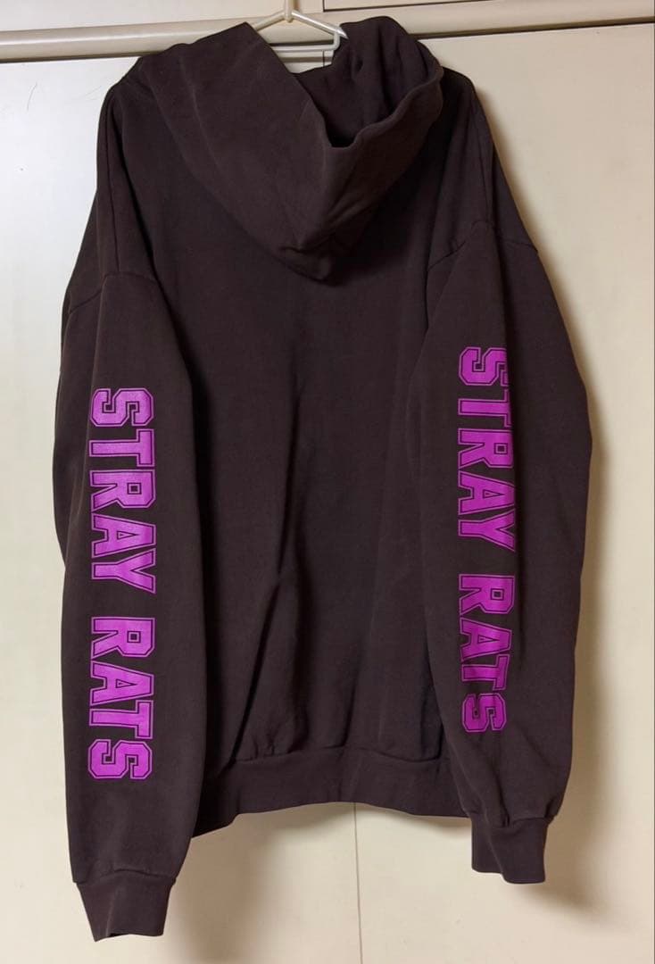 【レアサイズ・美品】SR / BH ZIP HOODIE XXL 茶×ピンク