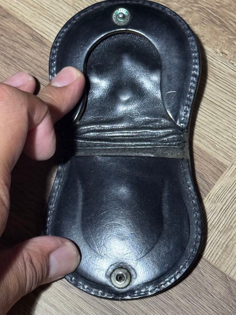 ビルウォールレザー　ケース　アイアンクロス　本革　シルバー　BWL