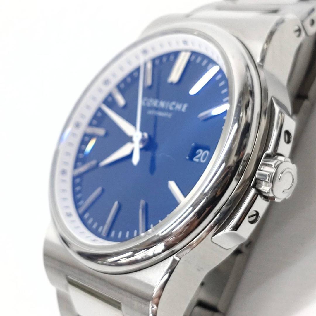CORNICHE ラ グランデ ステンレススチール ブルーマリン 自動巻き腕時計