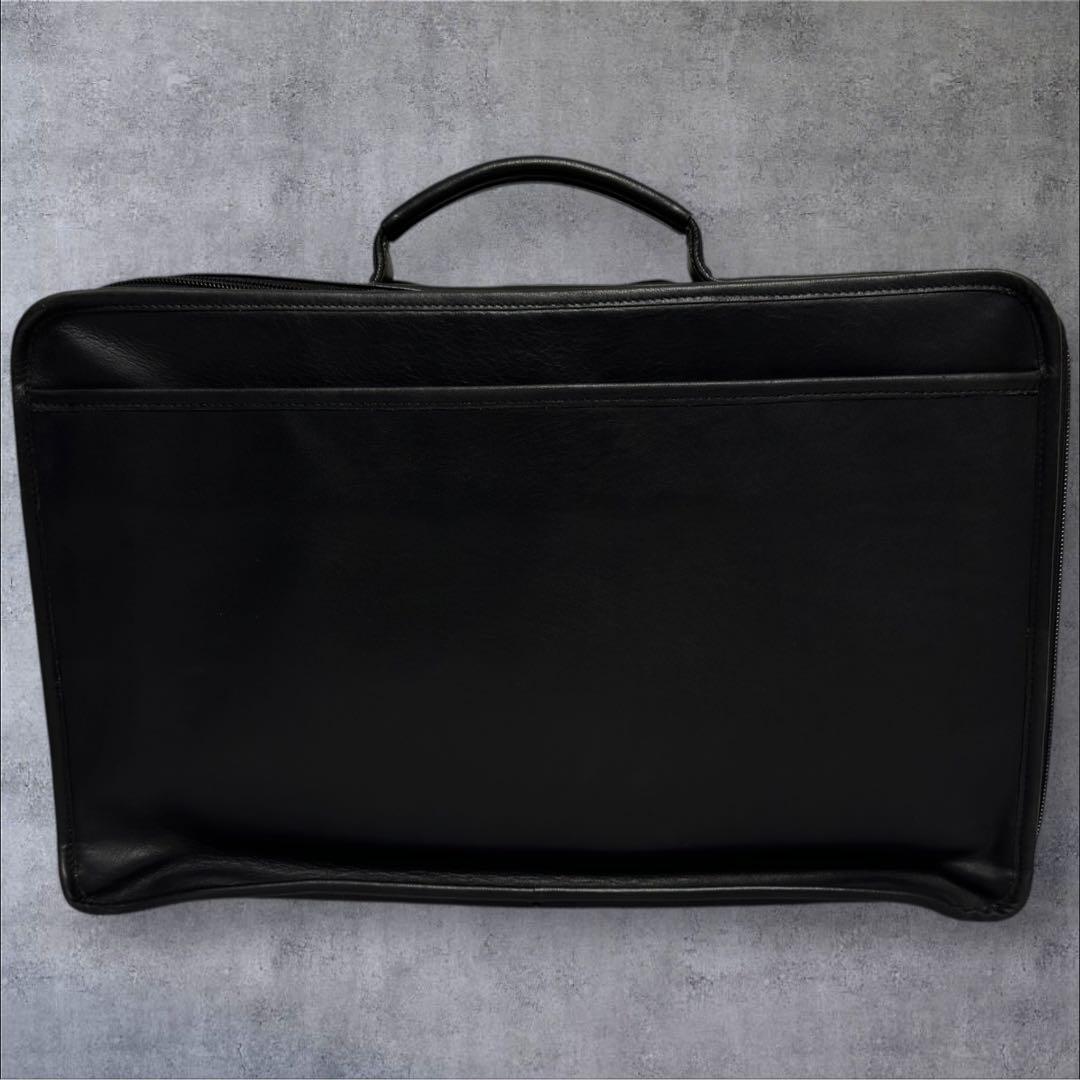 C622/コーチ COACH ビジネスバッグ ブリーフケース 黒 レザー