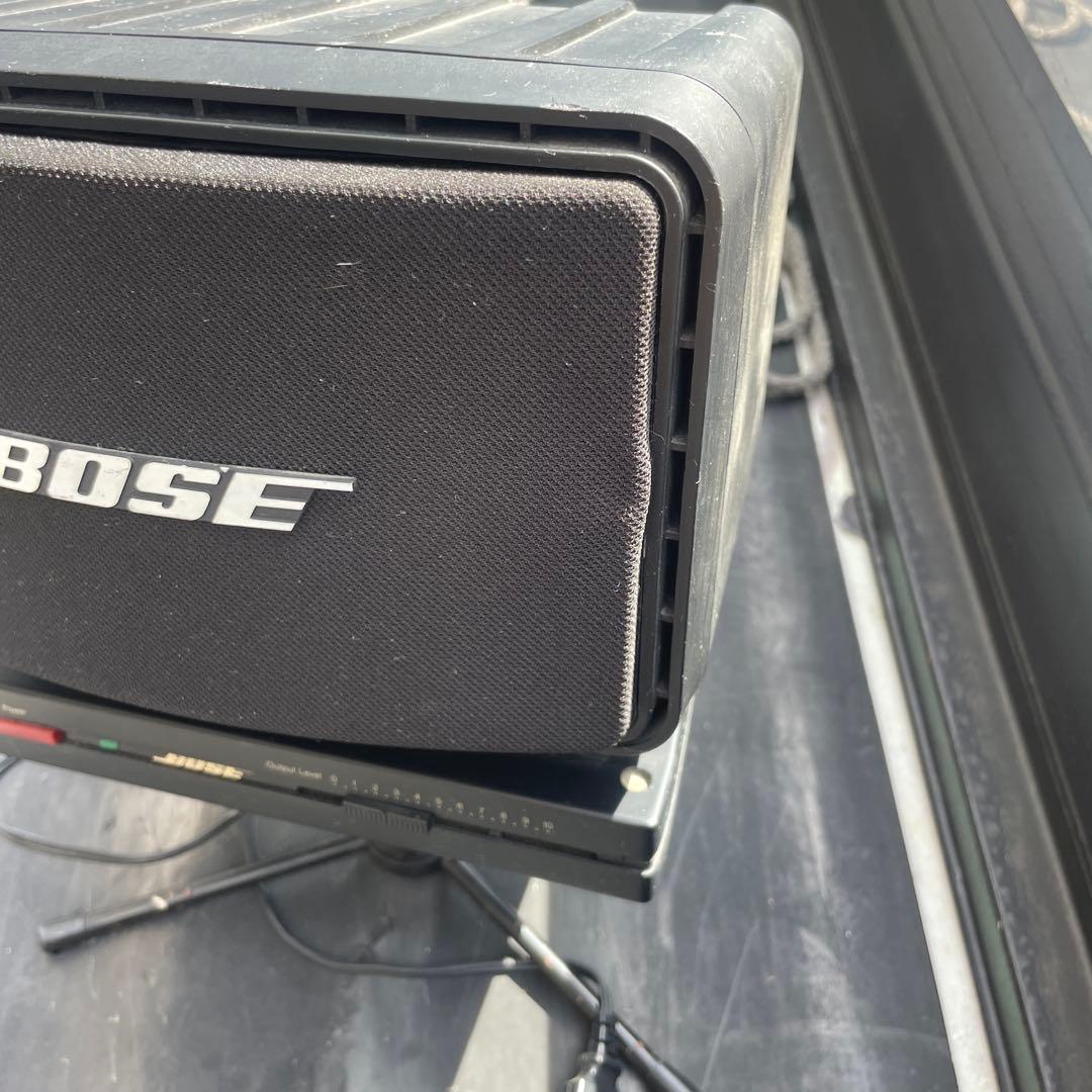 BOSE スピーカー　モデル111AD アンプ 付きYAMAHA スタンド