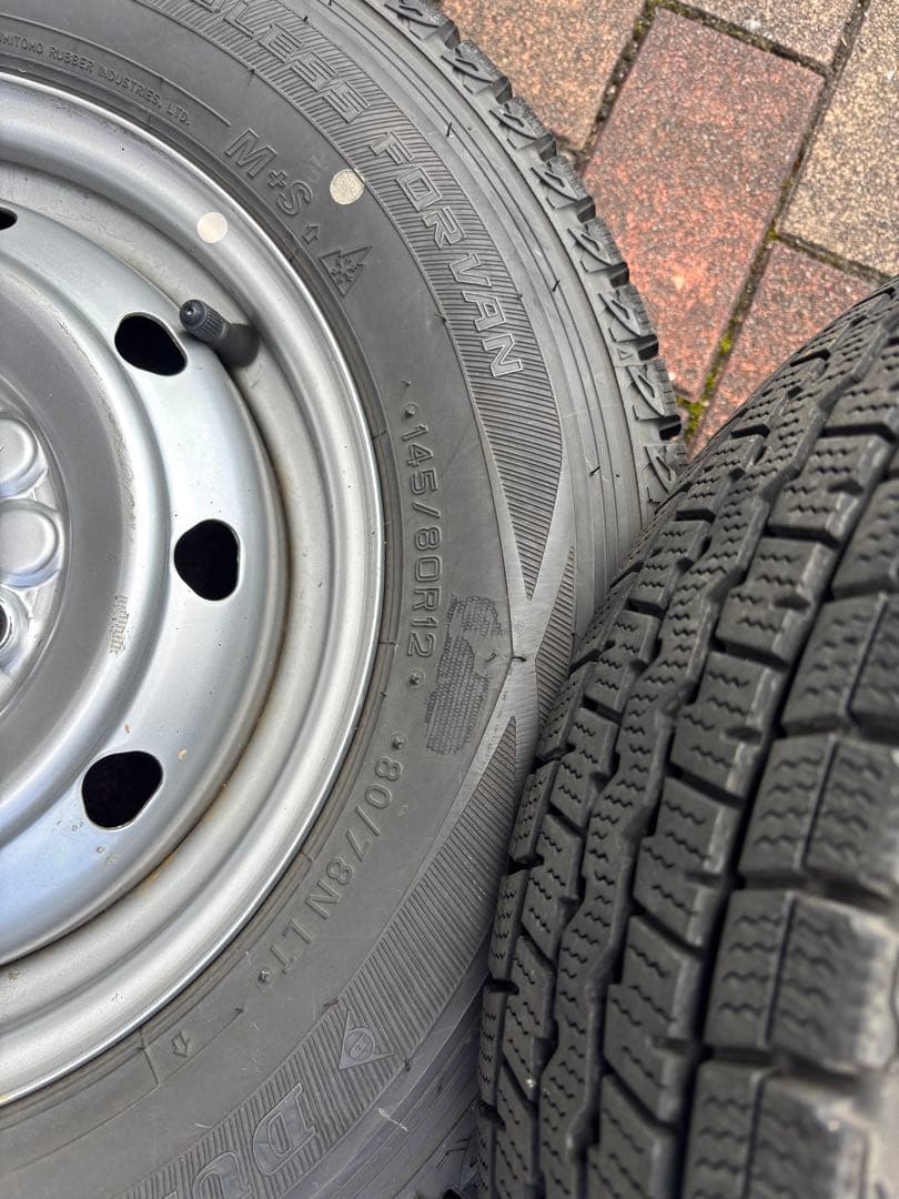 軽バンスタッドレスタイヤセット！