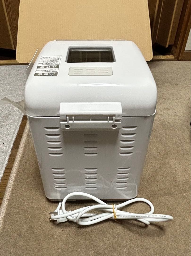 ホームベーカリー ホワイト デジタル操作パネル　ツインバード