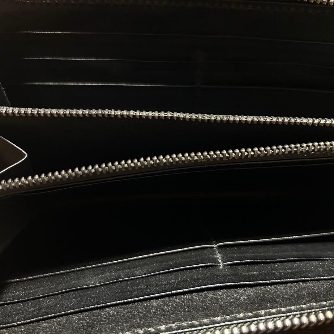 日本製　クロコダイル 長財布 ブラック　定価14万円