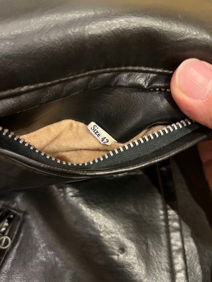 50s 60s BECK オリジナル シングル ライダース ビニールレザー