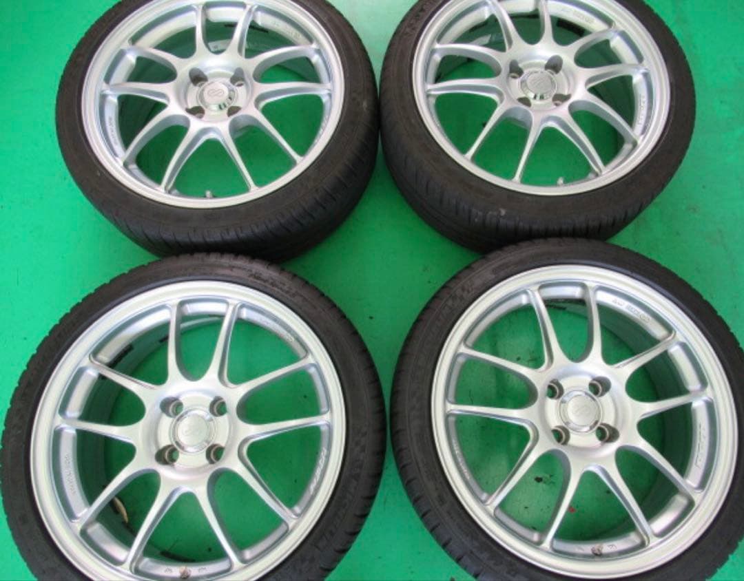 エンケイ PF01 軽量 7Jx17 4H 100 +38 205/40R17