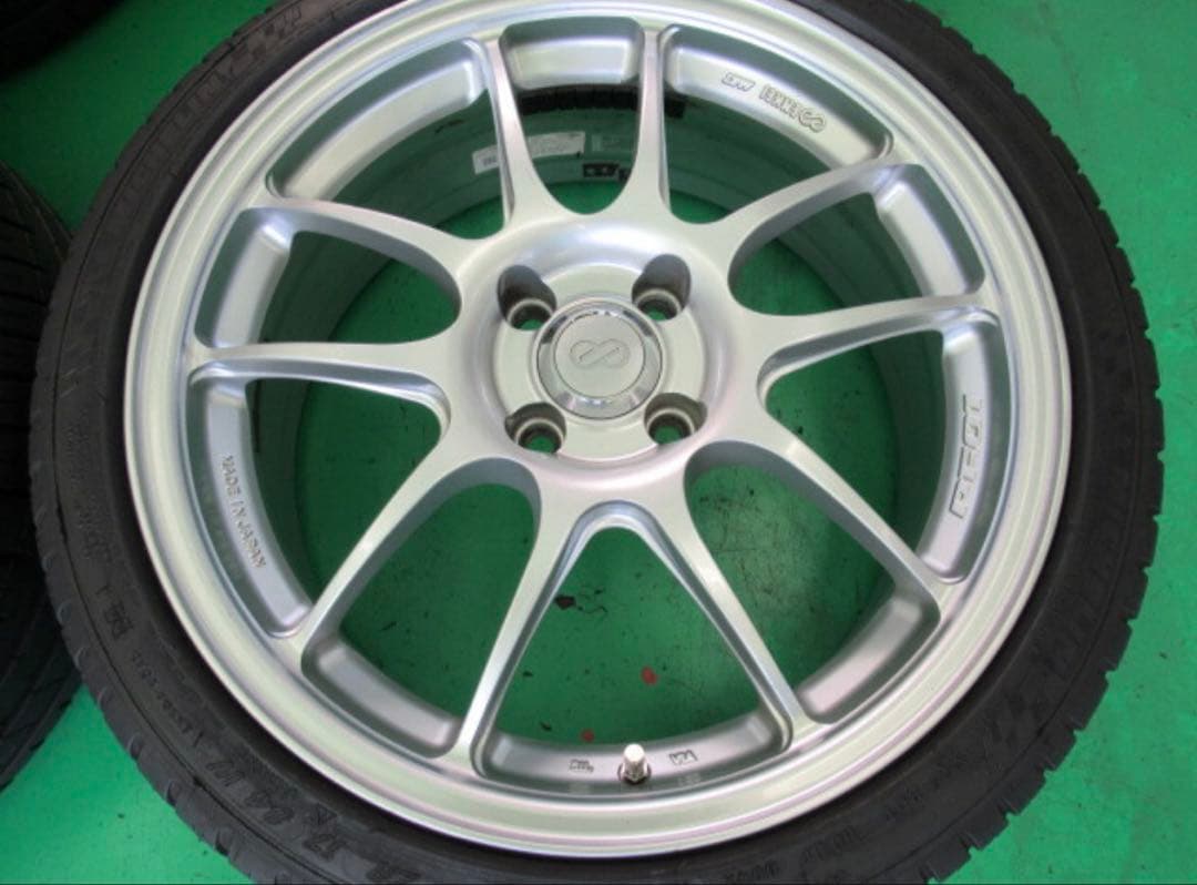 エンケイ PF01 軽量 7Jx17 4H 100 +38 205/40R17