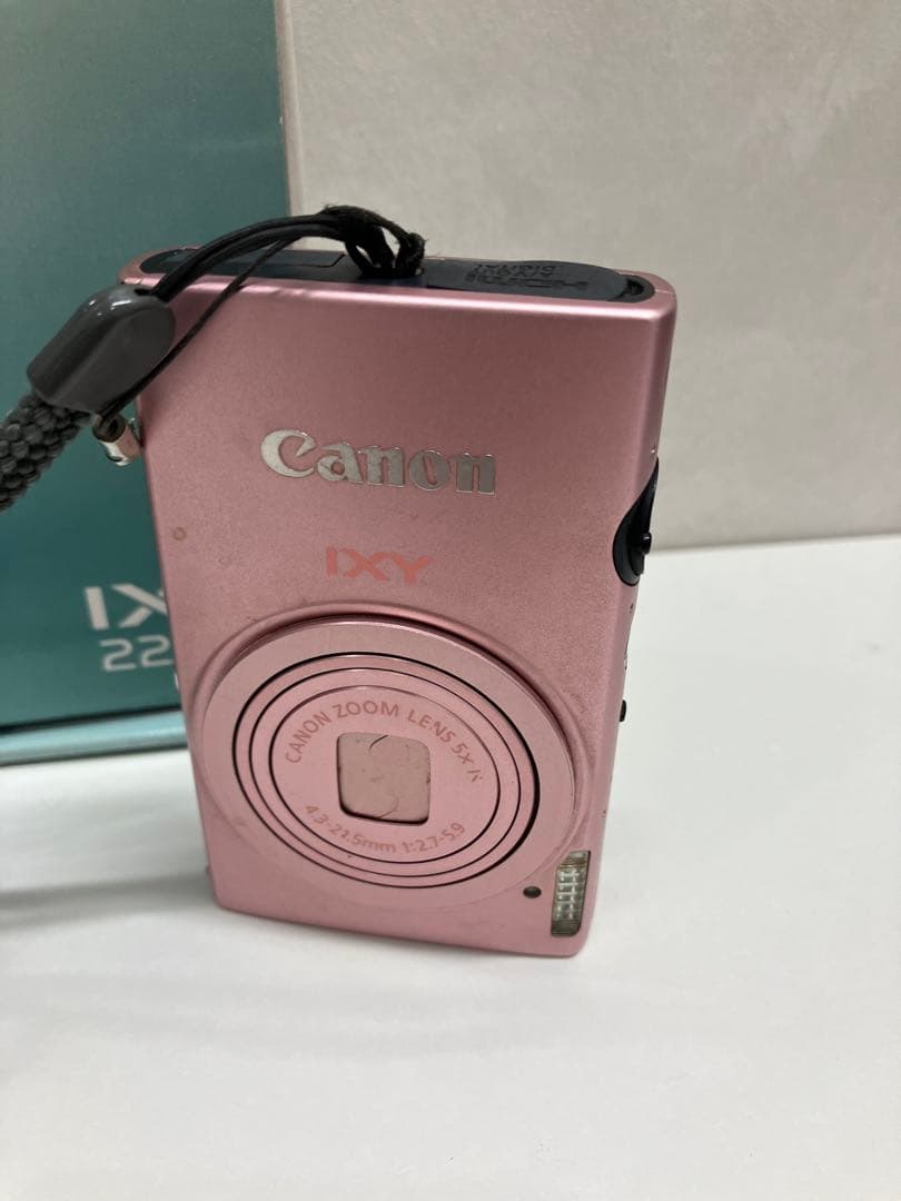 Canon IXY 220F ピンク コンデジ 箱付き 付属品あり 【4506】