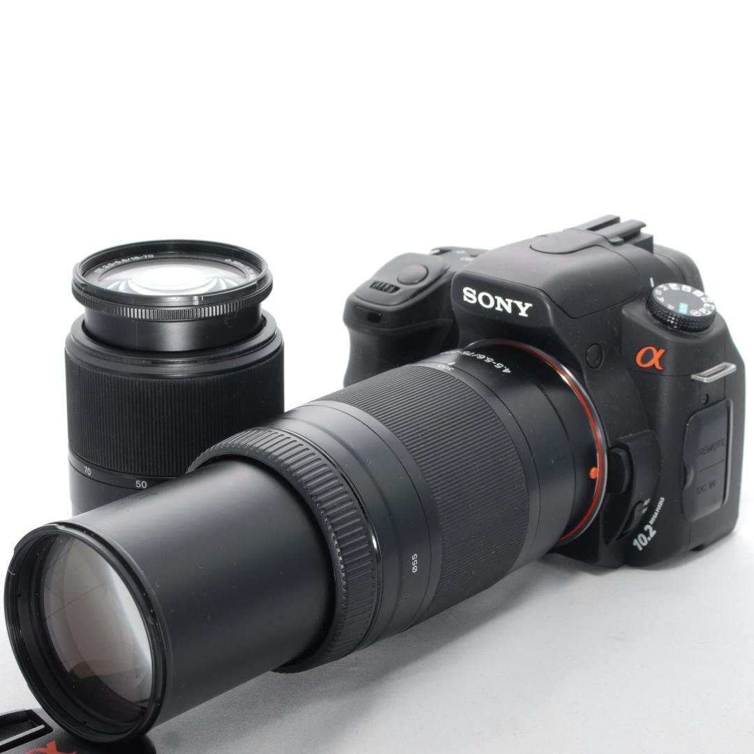 ✨SONY α200✨Wレンズ✨初心者✨簡単操作✨一眼レフ