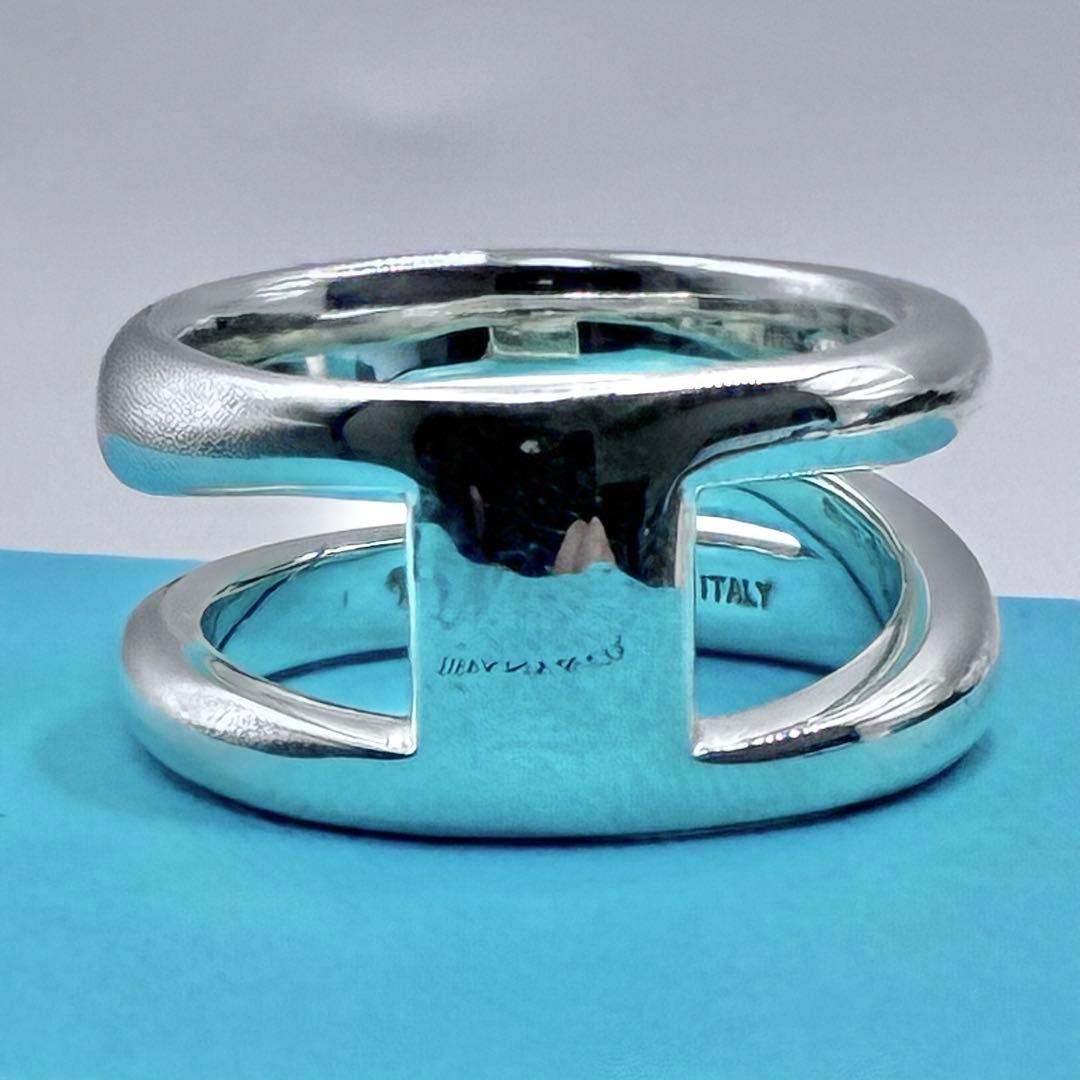 【極美品】ティファニー 12号ダイアゴナル リング シルバー925 指輪