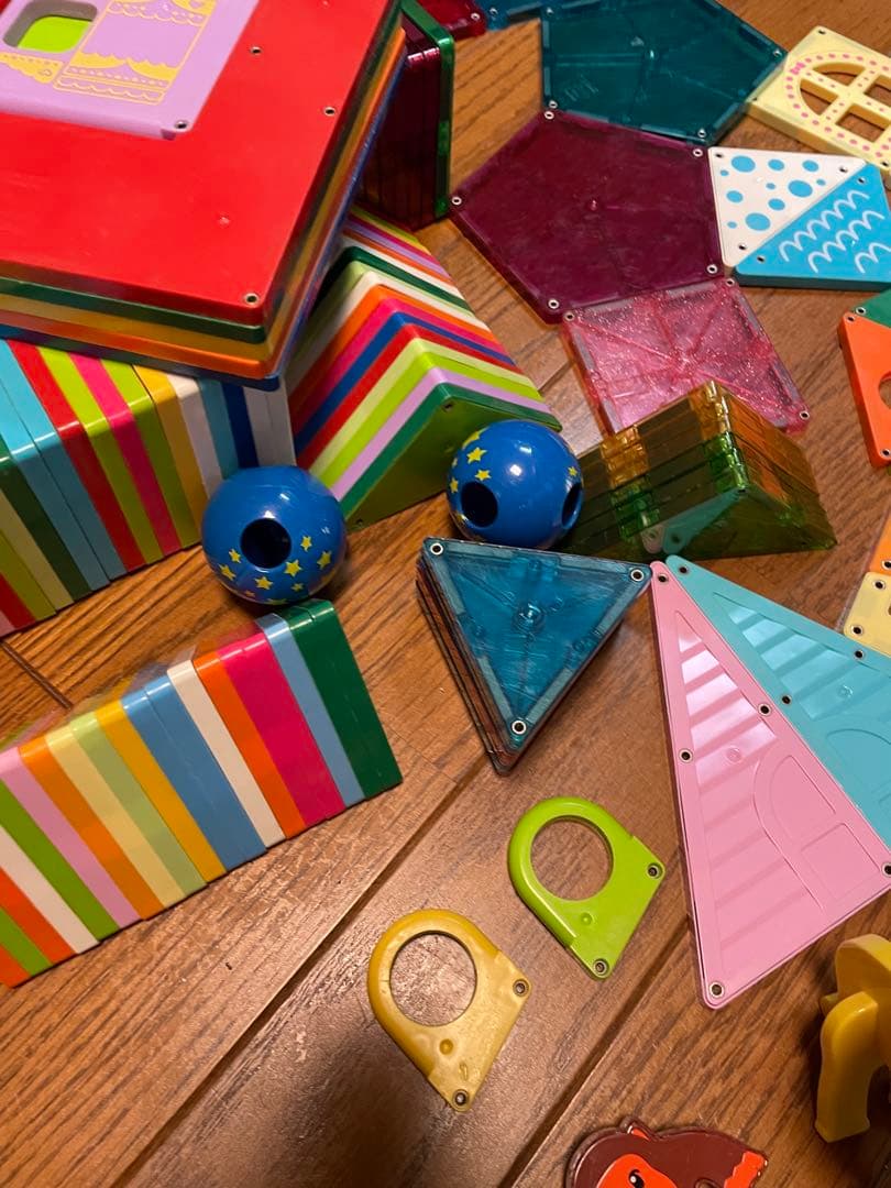 ピタゴラス　カラフル 知育玩具セット　大量