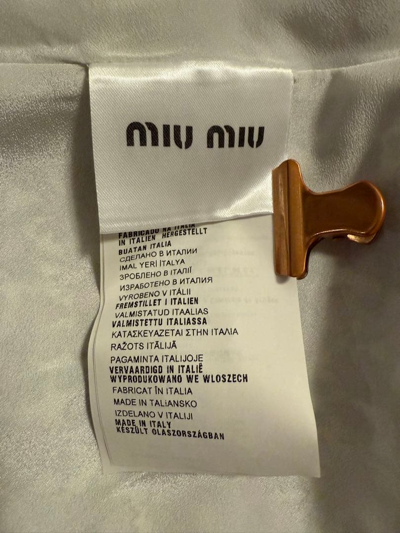 miumiu Ken Scottコラボワンピース