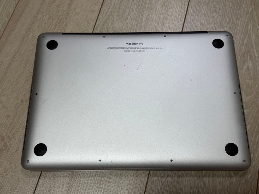 macbook pro 2013 メモリ8gb ssd256gb美品