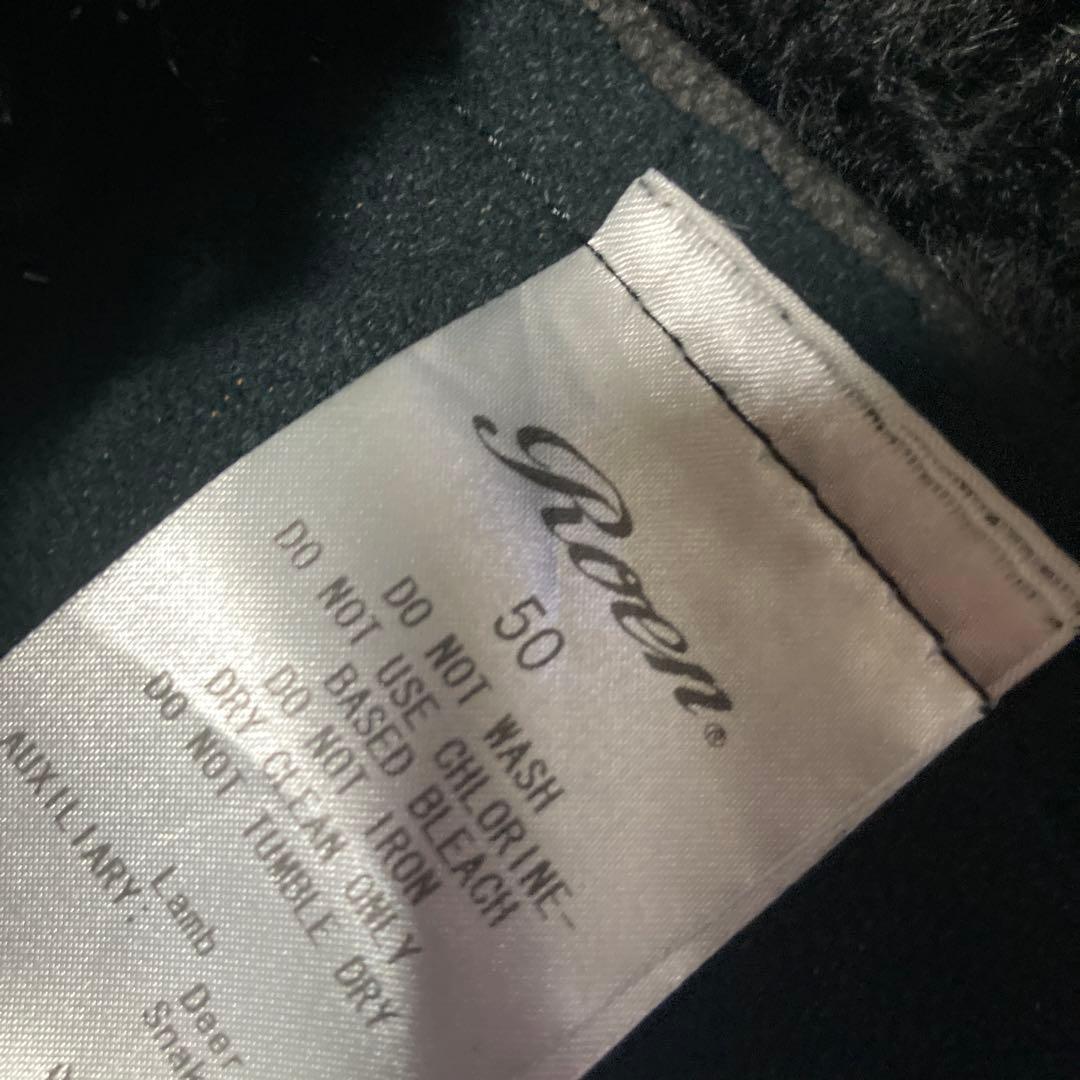 ロエン　レザーライダースジャケット