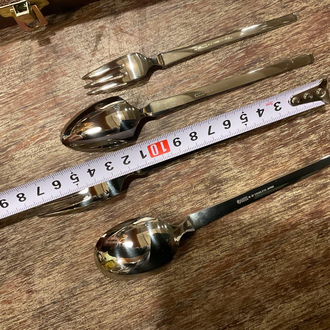 高品質！18ー12 新品 未使用 ラッキーウッド カトラリーセット 20本